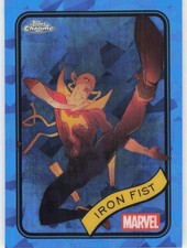 2025 Topps Chrome Sapphire Edition Marvel #137 Iron Fist