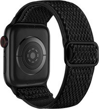 Stretchy Nylon Solo Loop Band, Compatible with Apple Watch Series 11 10 9 8 7 6