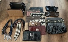 MICHE BAG LOT Brown & Black classic base bag Purse 10 shells 6 straps 2 pockette