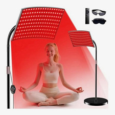 Red Light Therapy Infrared Panel Lamp, Adjustable Portable, Face &