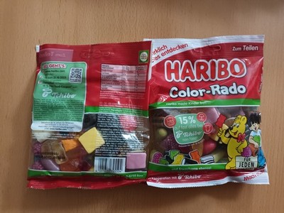 4x Haribo Color-Rado 175g Beutel   Lakritz, Fruchtgummi, Schaumzucker  NEU&OVP