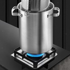 Freidora de aceite de acero inoxidable adecuada para todas las estufas utensilios de cocina con colador