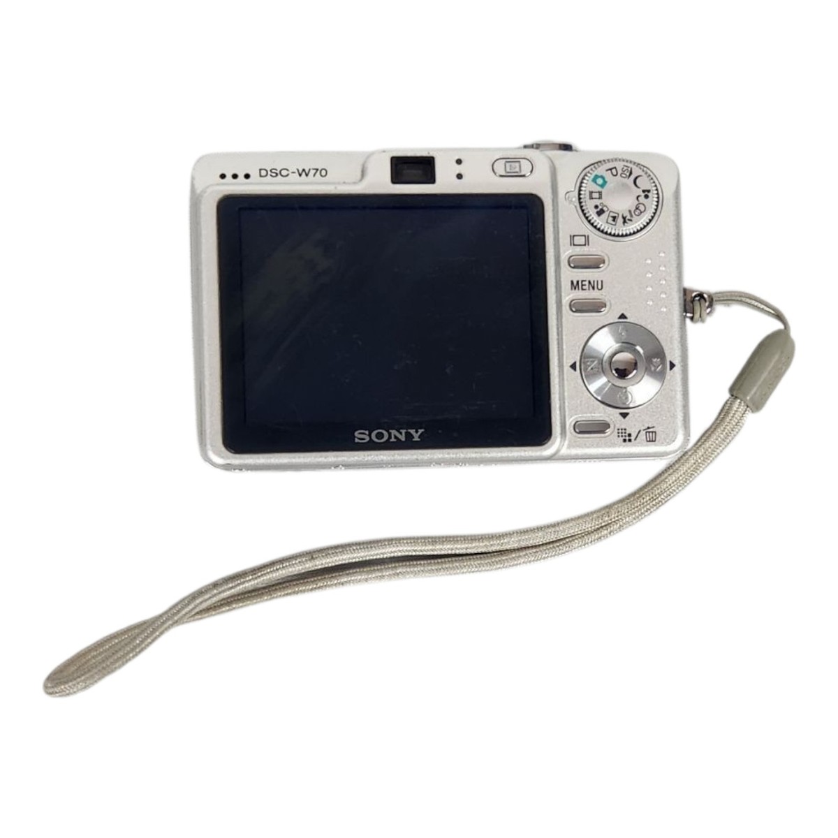 Sony CyberShot DSC-W70 Digital Camera 7.2MP For Parts/Repair