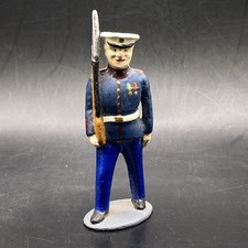 Dime Store Toy Soldier Barclay Manoil Maybe Blue Uniform w Rifle Vintage Toy