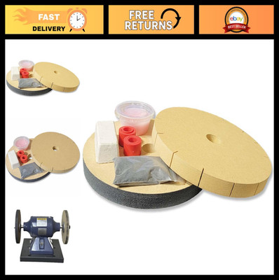 Professional Knife Sharpening Wheel System for 6'' & 8'' Grinders - Complete Kit w