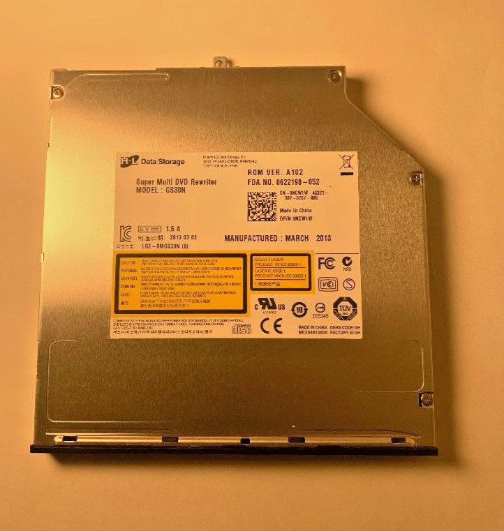 DVDRW DVD Rewriter Drive GS30N for Dell Precision M4600 M4700 M4800 M6700 M6800
