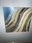 z gallerie wall art (2) Agate in peacock framed  — photo 3