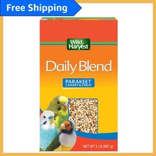 Daily Blend Bird Food for Parakeets, Canaries & Finches - 2lbs of Nutrition