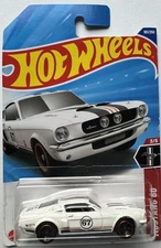 2025 Hot Wheels MUSTANG 60 3/5 '67 Shelby GT500 161/250 (Int. Card)