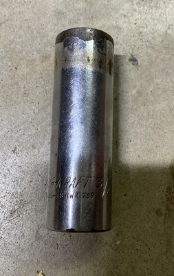 Powr-Kraft 3/4'' Deep Socket 1/2  Drive 12 Pt. 84W4789