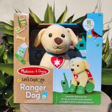 Melissa  Doug Let's Explore Ranger Rescue Dog Pretend Play Set Gear Puppy Campi