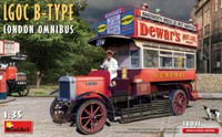 Miniart 1/48 Bus Kit Lgoc B Type London Omnibus Statisches Modell Diecast