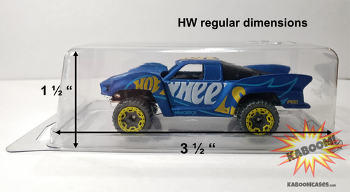 50 estuches de plástico para automóvil pequeños regulares grandes de Hot Wheels pequeños pantallas 1/64 - Imagen 3 de 6