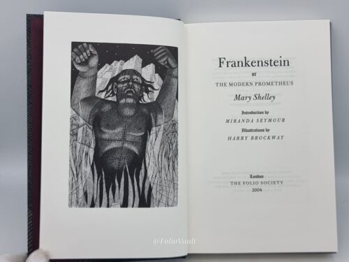 Frankenstein - Mary Shelley - Folio Society - Horror - 2004 1st edition - VGC - Picture 11 of 15