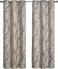 VCNY Home | Kingdom Collection | Printed Blackout Microfiber Curtain Panel NEW