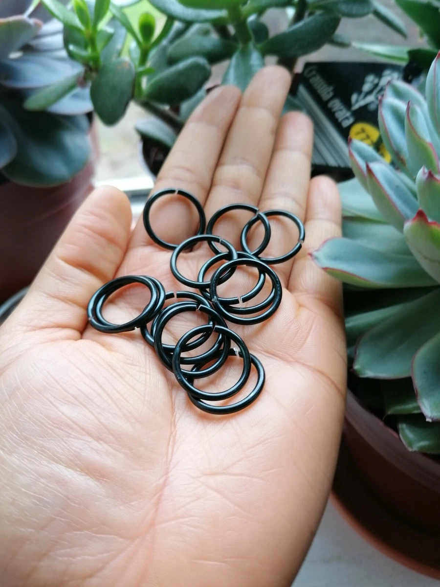 10 LARGE Handmade Hair Rings Braid rings hoop Loc Jewellery