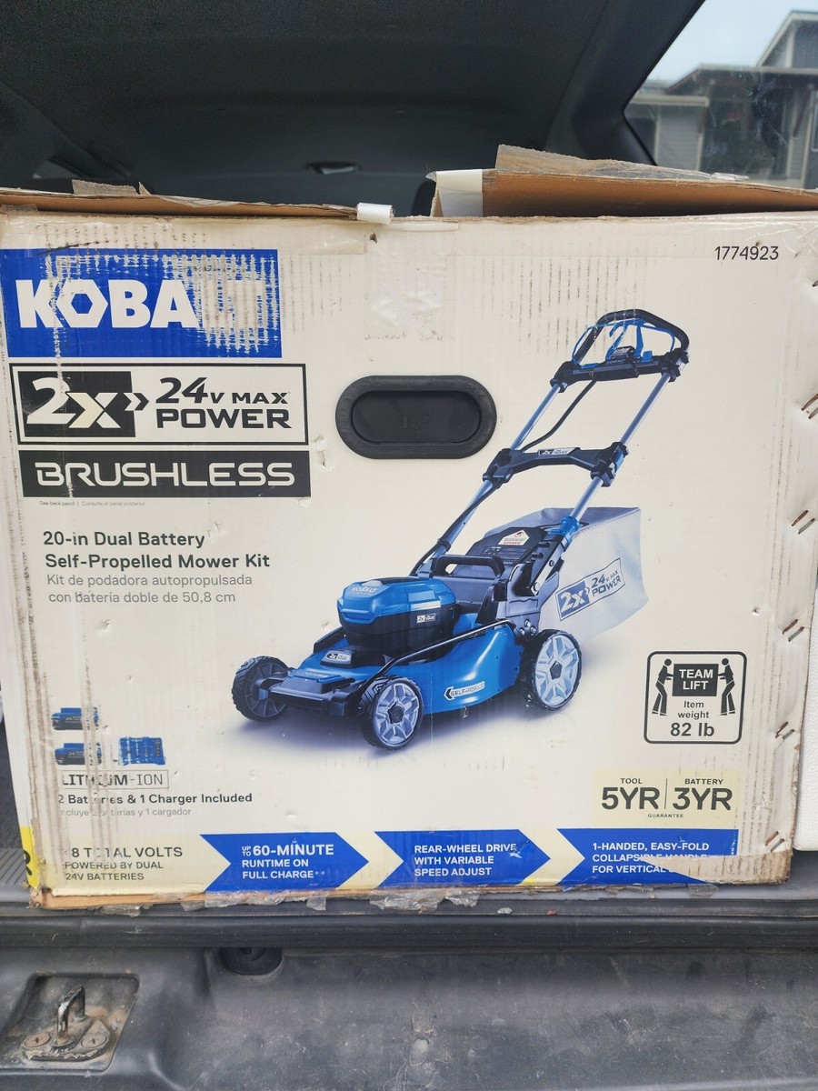 Kobalt B And Q Mowers Electric KOBALT 48-volt 20-in Cordless Self