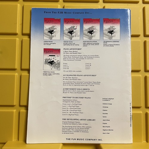 Piano Adventures Perform Book Level 2A FJH Music Company Basic Piano Method 1993 - Picture 10 of 10