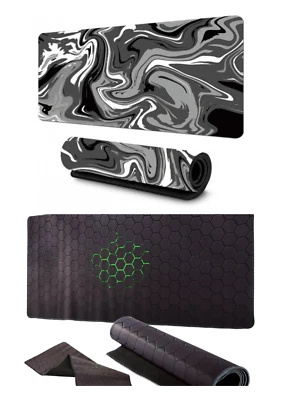 MARKENLOS XXL Tischunterlage Schreibtischunterlage Leder Mauspad Laptop Schreibtischmatte