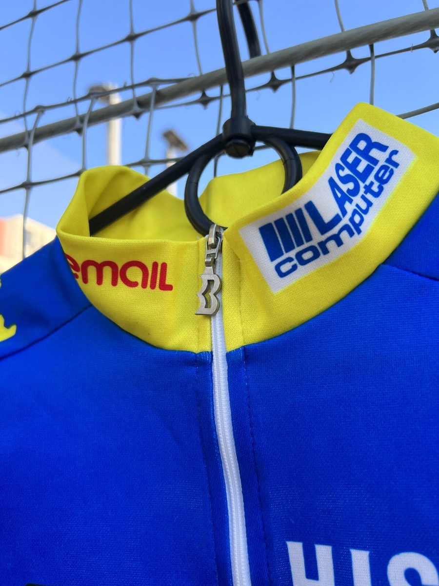 Maillot Cycliste Vintage Novemail Histor Laser Computer 1993 – Biemme – Taille XXL