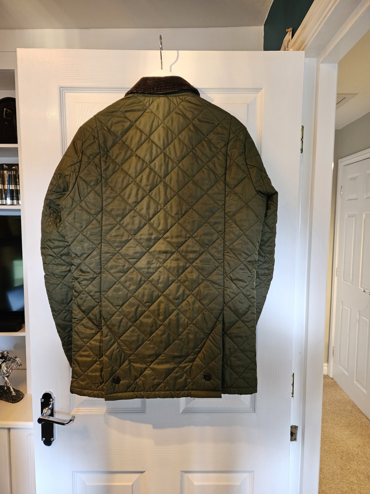 Barbour Heritage Liddesdale Olive Green Mens Quilted Jacket eBay