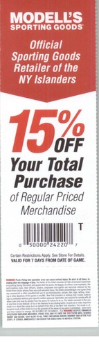 Carolina Hurricanes vs New York Islanders 2/24/2013 Ticket Andrew MacDonald - Picture 2 of 2
