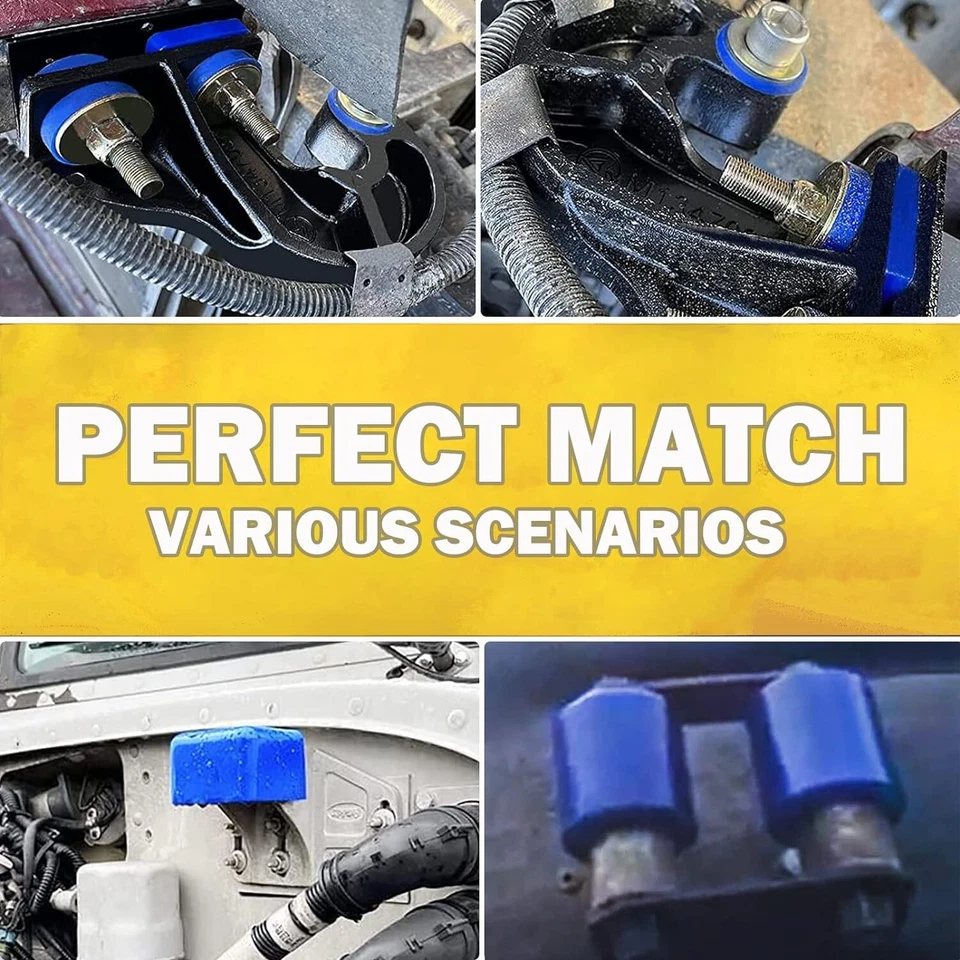 Hood Roller Bushings Engine Hood Pivot Bolts Bushings Kit for Peterbilt 379 - Image 3 of 4