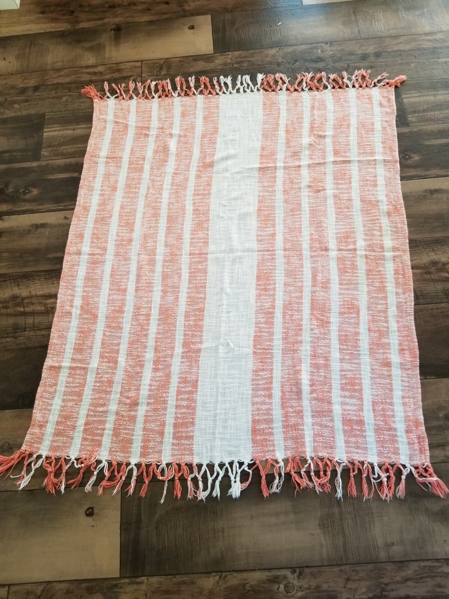 Crafted by Envogue Throw Blanket 100% Cotton Thin Semi-Sheer