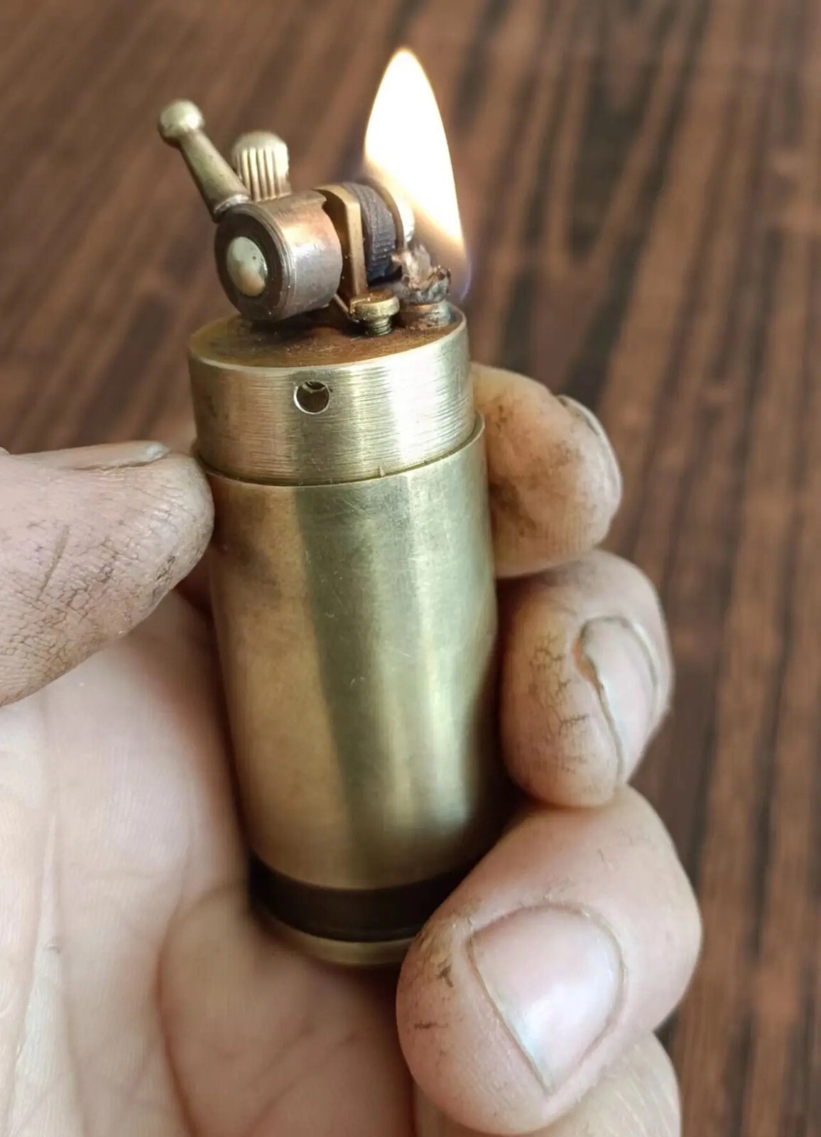 Cylinder Cartridge Case Fuel Gasoline Manual Lighter