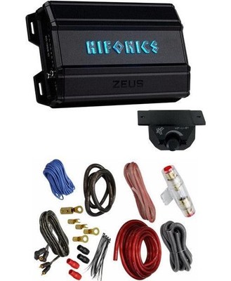Hifonics ZD-1350.1D 1350 Watt Mono Amplifier 1 Ohm Car Audio Class-D Amp + 0 Gau