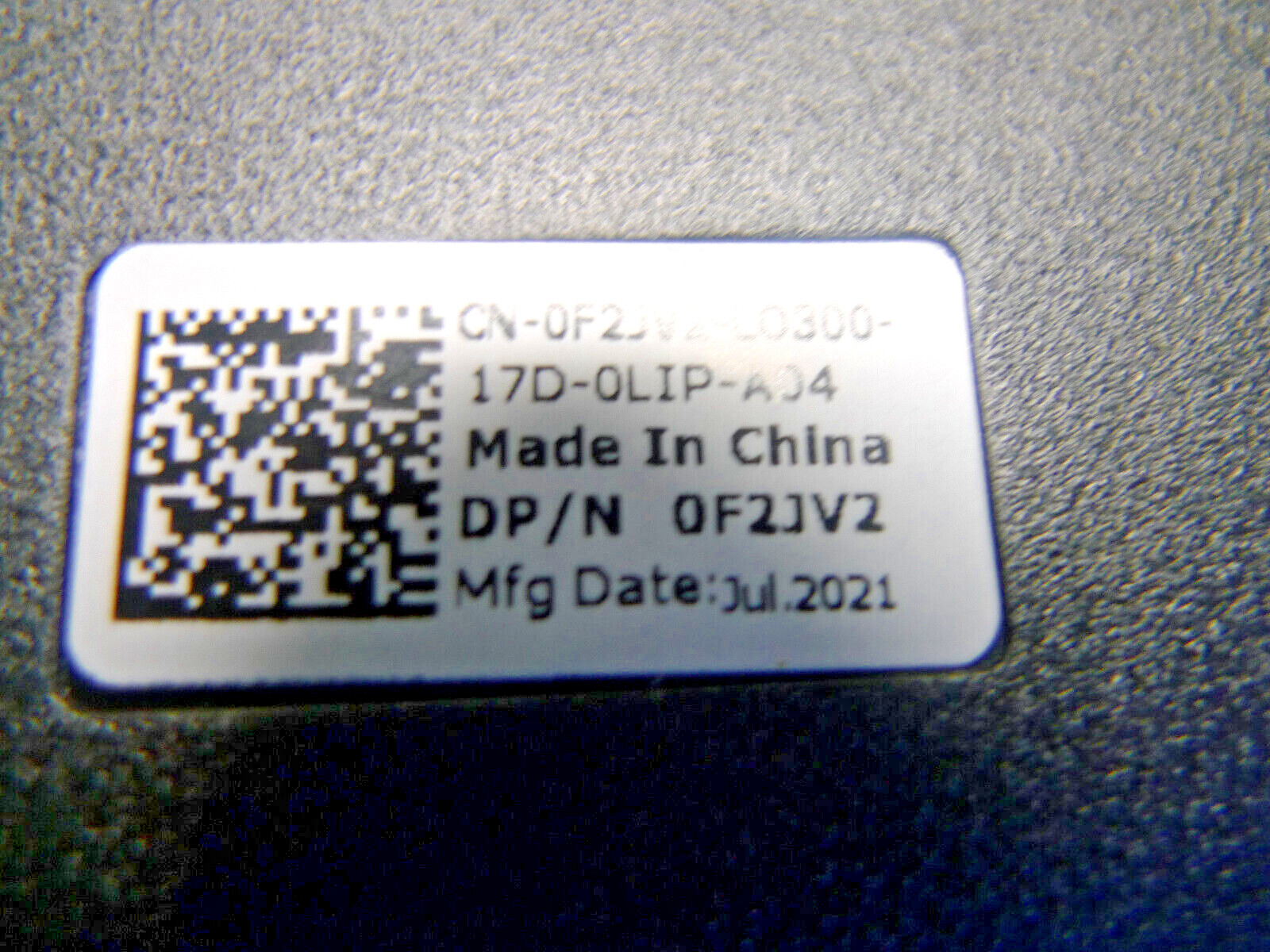 Genuine Dell Spanish USB Wired Keyboard KB216 Black F2JV2