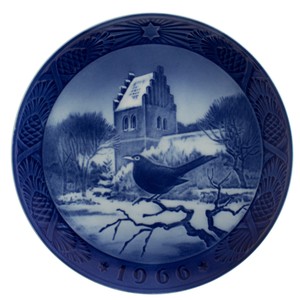 ROYAL COPENHAGEN PIATTO DI NATALE 1974 ORIGINALE PORCELLANA PRIMA SCELTA