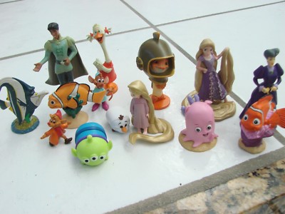 Lot of Disney PVC Figures 2-3.5'' Frozen, Finding Nemo, Cinderella Toy Story +
