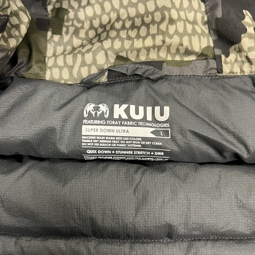 Kuiu Super Down Ultra Hooded Jacket Verde Large - Picture 4 of 7