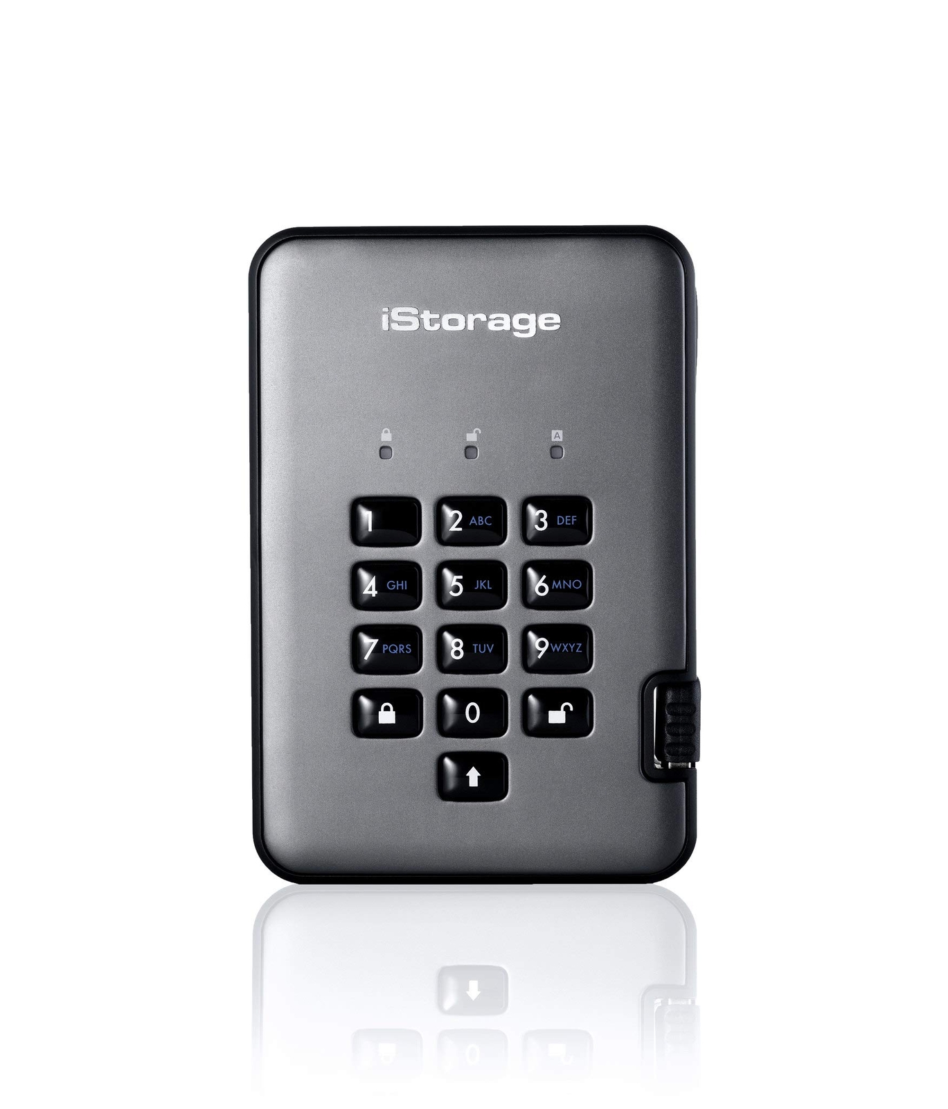 iStorage diskAshur PRO2 HDD 1 TB Secure Hard Drive FIPS Level 2 certified Passwo