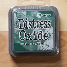 Tim Holtz Ranger  Distress Oxide Ink Pad  Pine Needles  Green Ink Pad