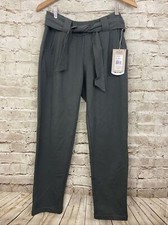 Royal Robbins Pants Eco Terry Pants Olive Green NWT Pull on Belted Medium M