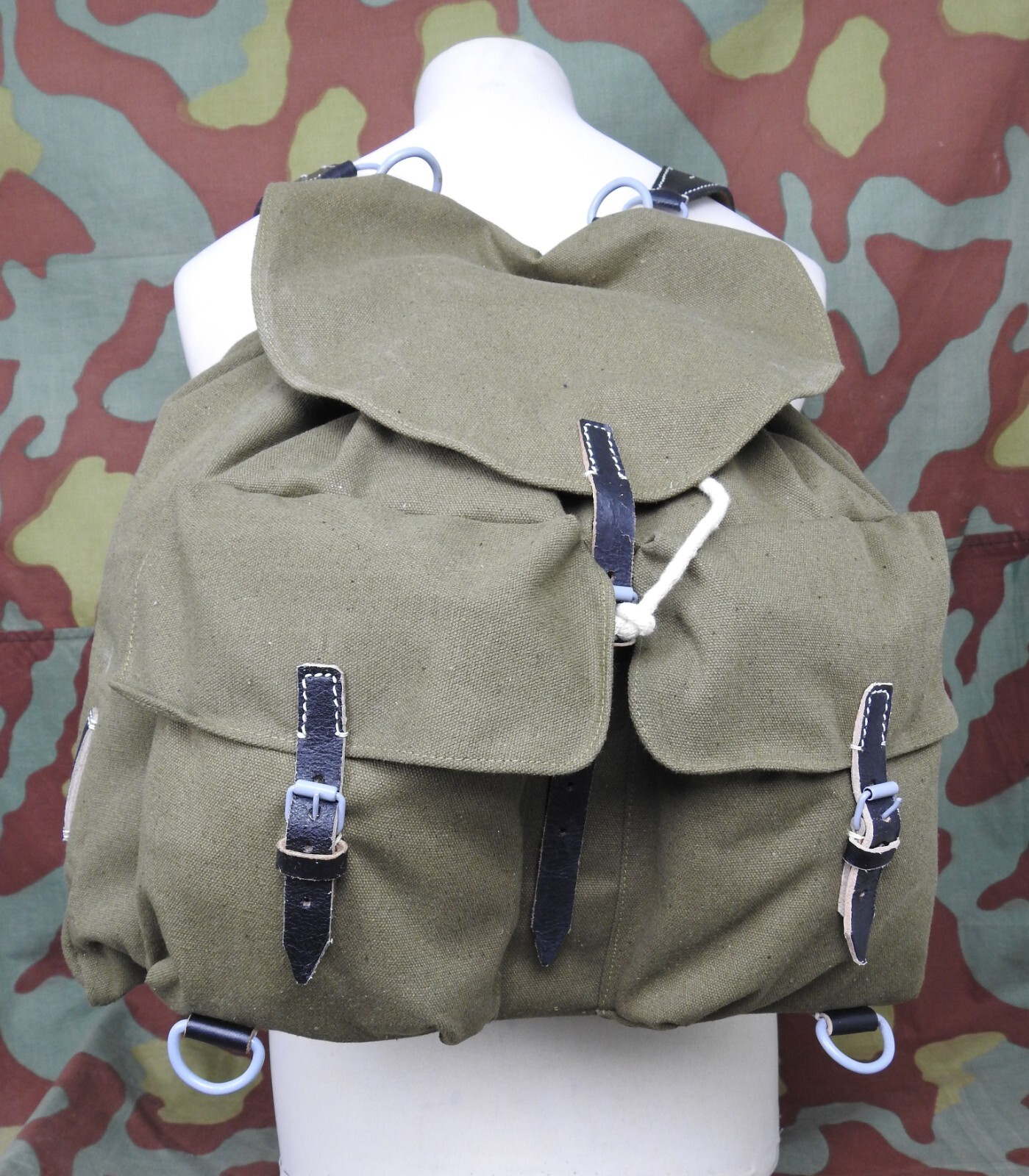 Backpack Military German Rucksack, WW2 German Army Cotton Canvas Backpack eBay