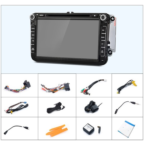 8''Autoradio 2Din Android 10 GPS Navi BT DAB+ Für GOLF 5 PASSAT POLO TIGUAN SEAT - Bild 11 von 11