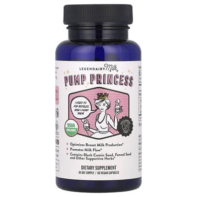 Legendairy Milk, Pump Princess, 60 vegane Kapseln (Schwarzkümmel)