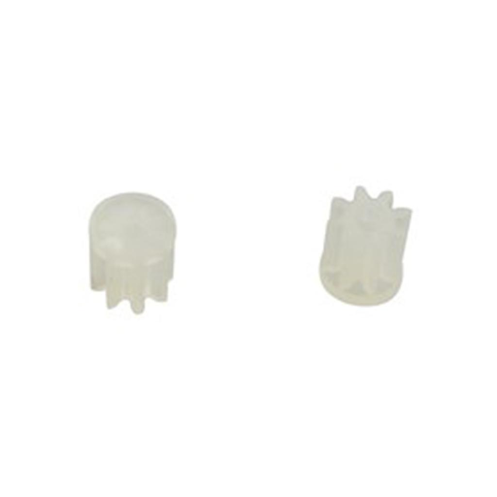 4 Pignons Moteur Blancs Avec Arbre Métal - Pièces Upgrade Pour Modèles E58, S168, JY019