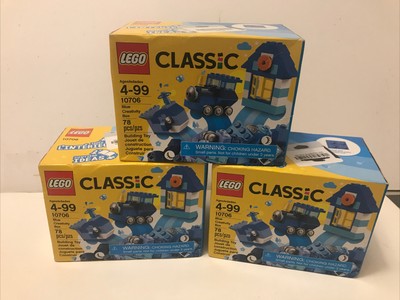 LEGO Classic 10709 Blue Creativity Box New Sealed 78 pcs. Ages 4 - 99 Set Of 3 673419267380 | eBay
