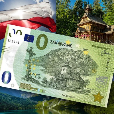 0 Euro Memo Zakopane 2020 Unc Coins Paper Money Lyakhov Paper Money World