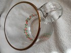 Holly Berry Ivy Ribbons Mugs (pair) 12 oz. Glass Anchor Hocking Red Green Gold ! — photo 9
