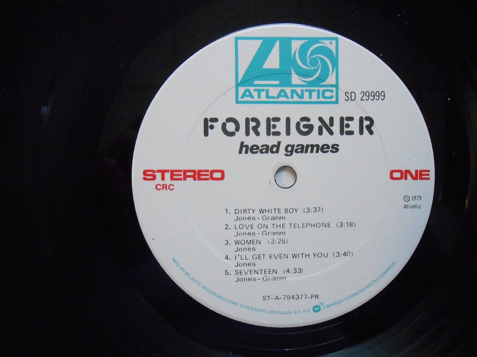Foreigner "Head Games" LP/Songs Dirty White Boy/Blinded By Science/ Head Games eBay