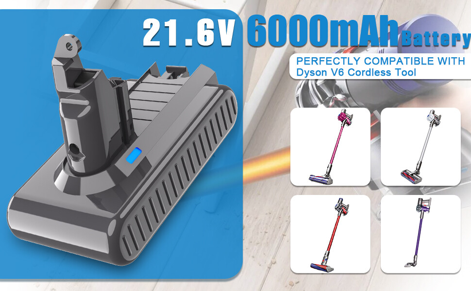 21.6V Replacement Battery For Dyson V6 Animal Extra SV04 SV09 SV06 SV03