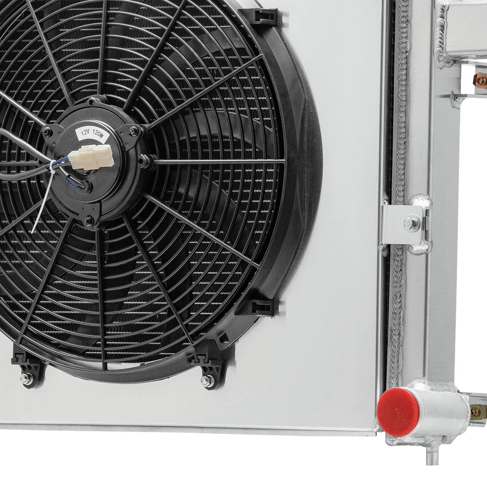 3 Row Radiator Shroud Fan For 2005-2010,2007 Jeep Grand Cherokee/Commander 4.7L Foto 4 de 4