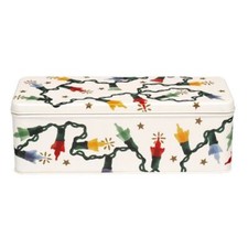 Emma Bridgewater Christmas Fairy Lights Long Deep Rectangular  Biscuit Tin