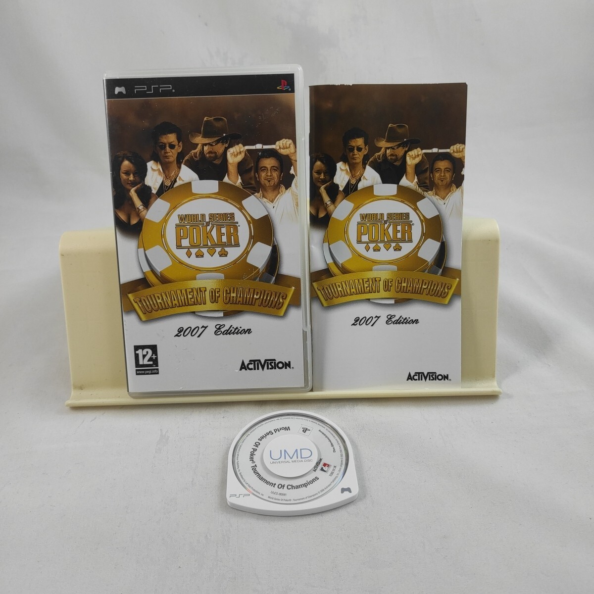 WORLD SERIES OF POKER TOURNAMENT OF CHAMPIONS Sony PSP Game with manual
