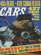 Hi-Performance Cars May 1970 – 427 Camaro Blown Fuel Setup / 455 Olds / Chrysler